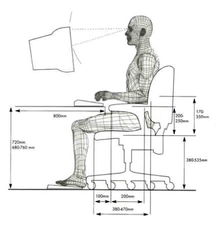 Cadeira de Escritório para Conforto e Ergonomia