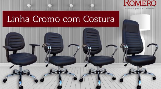 cadeiras linha cromo